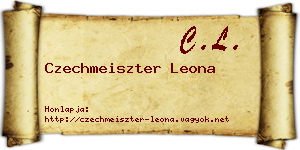 Czechmeiszter Leona névjegykártya